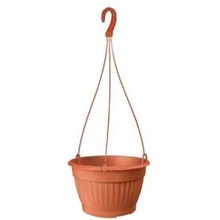 Nohel Garden kvetináč závěsný TERRA samozavlažovací plastový 23x14cm
