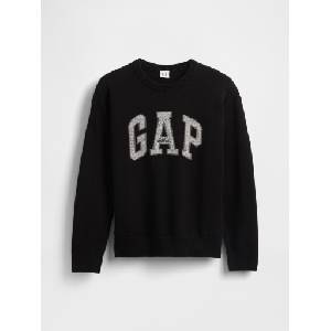 GAP Детски пуловер с логото на GAP GAP | Cheren | Момчешки | XS