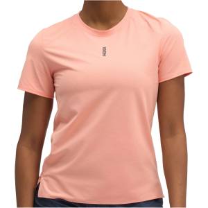 HOKA Дамска тениска HOKA Women's Everyrun Short Sleeve Running shirt - Sunstone (916-7437-0411)
