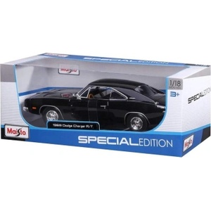Maisto Модели на автомобили и мотоциклети модел 1/18 Dodge Charger R/T 1969 - 1: 18 (дължина 25cm) (TRS8706-3931)