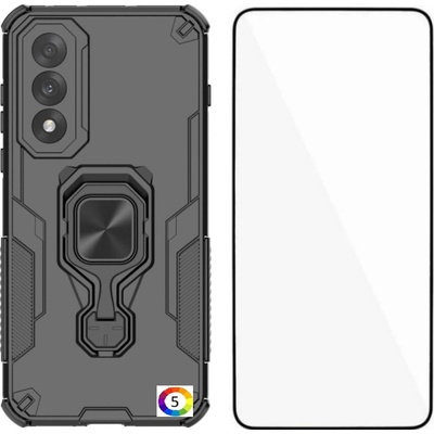 OnePlus Защитен комплект за OnePlus Nord 5 5G / OnePlus Ace 5 Ultra 5G- Удароустойчив калъф и стъклен протектор, цветове: черен, сив, розов, зелен, син