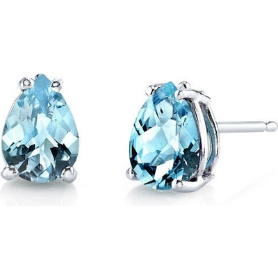 Eppi topásové slzy v zlatých náušniciach Rekan E32613