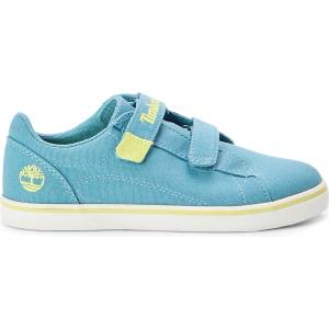 Timberland Детски маратонки Timberland Unisex Kids' Stone Jump Low Hook and Loop Canvas Trainers - Med Blue Canvas
