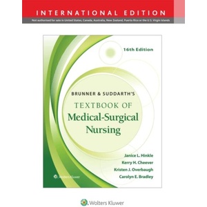 Brunner & Suddarth's Textbook of Medical-Surgical Nursing | Janice L. Hinkle, Kerry H. Cheever, Kristen Overbaugh (ISBN: 9781975221140)