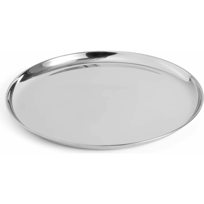 HAY Servírovací tanier Essential Steel Round Ø 32 cm