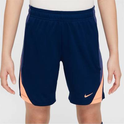 Nike Детски къси панталони Nike Strike24 Big Kids' Dri-FIT Shorts - Navy/Orange