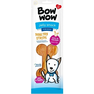 Bow wow poch. Hydinové stripsy 60 g