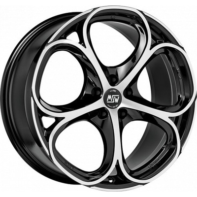 MSW 82 8x18 5x110 ET35 gloss black polished
