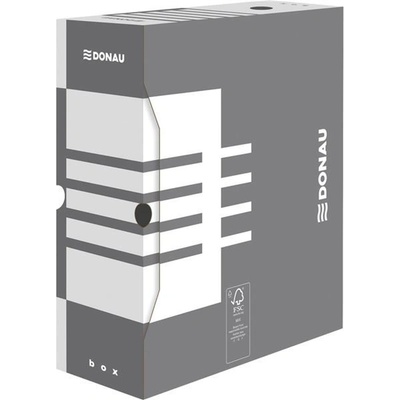 Donau Archivačný box A4 12 cm sivý