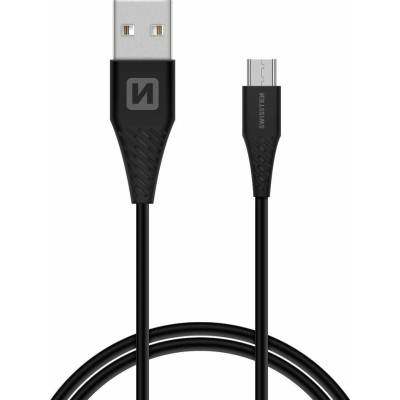 Swissten 71504301ECO USB/MICRO USB, 1,2m, černý