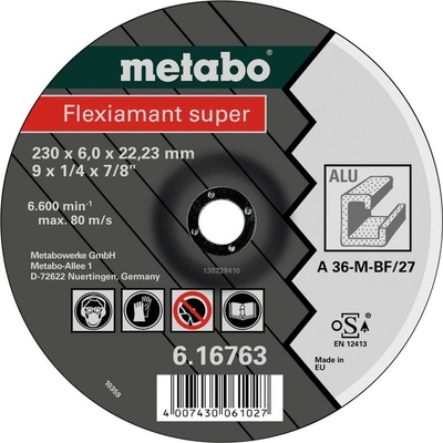 Metabo Brusný kotouč lomený 22.23 mm 616749000 25 ks