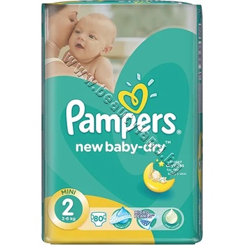 Pampers Пелени Pampers New Baby Mini, 80-Pack, p/n PA-0200428 - Пелени за еднократна употреба за бебета с тегло от 4 до 8 kg (PA-0200428)
