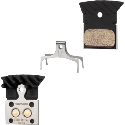 Brzdové doštičky Shimano L04C-MF kov + chladič original balenie