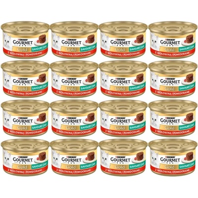 Gourmet Gold hovädzie mäso v paradajkách 72 x 85 g