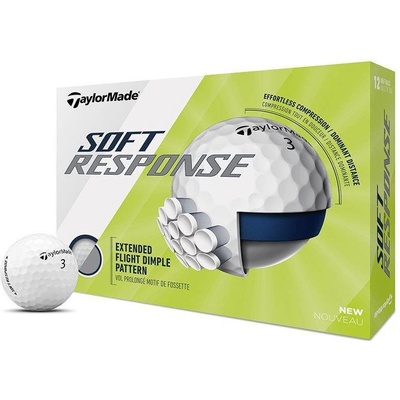 TaylorMade balls Soft Response 3-plášťový 3 ks 22