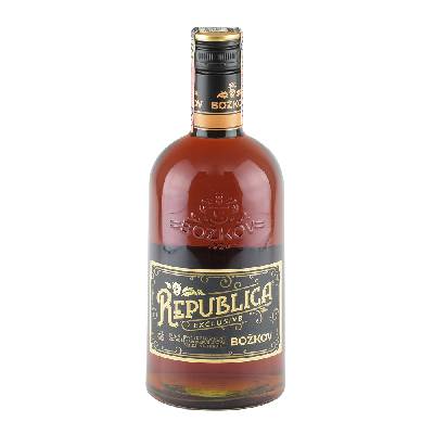 Božkov Republica Exclusive 38% 0,7l (čistá fľaša)