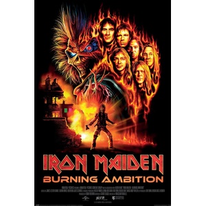 NNM плакат iron maiden - burning ambition - pp2512952