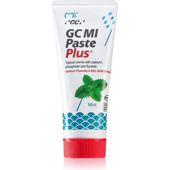 GC MI Paste Plus реминализиращ защитен крем за чувствителни зъби с флуорид вкус Mint 35ml