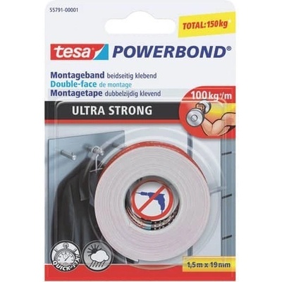 Tesa Powerbond Oboustranná lepicí páska 19 mm x 1,5 m