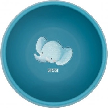 Sassi Силиконова купичка за хранене с вакуум Sassi - Слонче (SSSI0719)