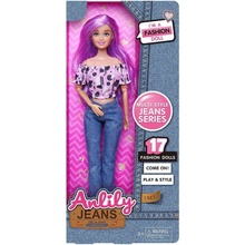 Vizopol 29 cm, fialové vlasy