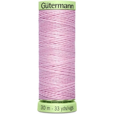 Nit PES Gütermann JEANS - extra silná 30 (30m) barva 320 - růžová