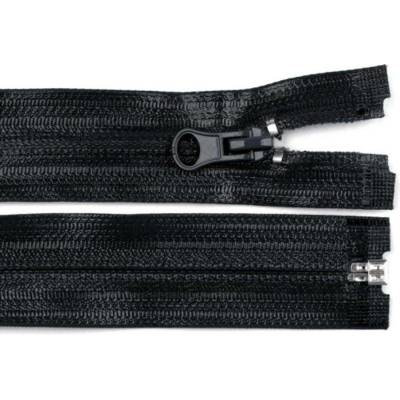 Voděodolný zip šíře 7 mm délka 80 cm spirálový - 1 (322) černá