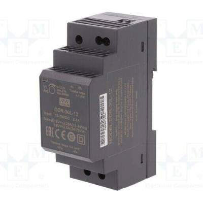 MEAN WELL DDR-30L-12 Měnič: DC/DC; 30W; Uvst: 18÷75VDC; Uvýst: 12VDC; Ivýst: 2,5A; DDR