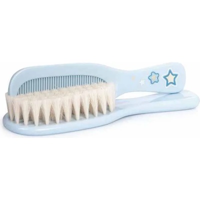 Canpol Комплект за коса с естествен косъм Canpol - Newborn baby (7/406_blu)