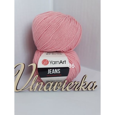 YarnArt Jeans 36 ružová