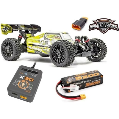HOBBYTECH Spirit NXT EVO2 4WD Brushless Buggy RTR žlutá 1:8