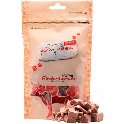 Yummeez Pure Rinderherzen mrazom sušené hovädzie srdce 35 g