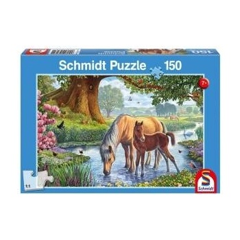 Schmidt Spiele Puzzle 150 el. Konie przy strumieniu