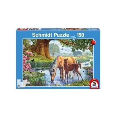 Schmidt Spiele Puzzle 150 el. Konie przy strumieniu