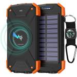 Diva Соларна външна батерия Diva SPB-10000, 10000 mAh, Wireless Charging, LED фенер (SPB-10000)