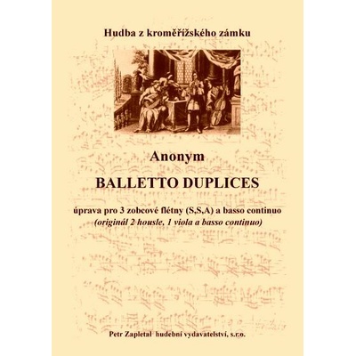 Balletto Duplices úprava Archív Kroměříž A 786