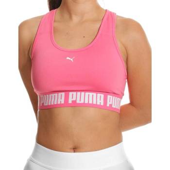 Image 1 of PUMA Strong Mid Impact Training Bra Pink