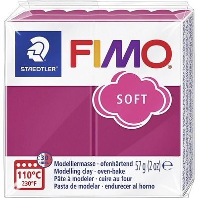 Fimo soft TREND 57g malina červená