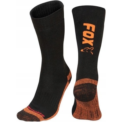 Fox Ponožky Collection Black Orange Thermolite long sock
