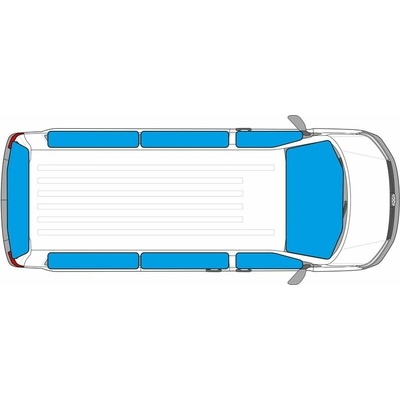 CARBEST Vnútorná termoclona Renault Kangoo 1997 - 2007 KR - 8 ks