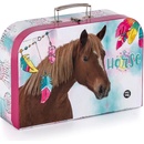 Detské kufríky Karton P+P kůň romantic 34 cm