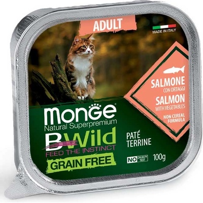 Monge BWild Grain Free ADULT Losos so zeleninou 100 g