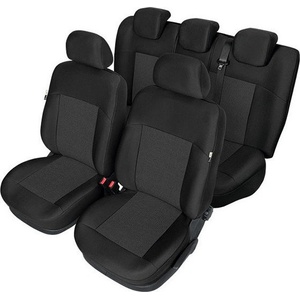  Пълен Комплект Тапицерия Kegel за предни+задни седалки на Ford Focus 2003-2014 Mk2 Mk3 Черна Текстил