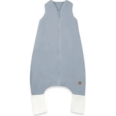 Baby Nellys Mušelínový spací vak se zahrnovacími nohavičkami jeans