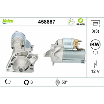Štartér VALEO 458887