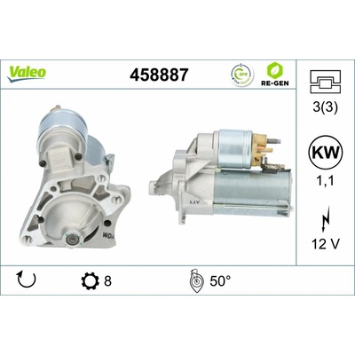 Štartér VALEO 458887