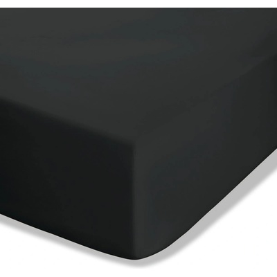 Catherine Lansfield Черен еластичен чаршаф от перкал 150x200 cm Easy Iron Percale - Catherine Lansfield (BD/18277/W/KFD/BK)