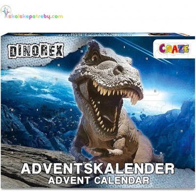 CRAZE adventný kalendár DINOREX