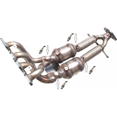 JMJ 1091483Katalyzátor výfuku FORD C-Max 1 (03-10) 1.6Ti-VCT 16V , FORD Focus 2 (04-11) 1.6Ti-VCT 16V , FORD Mondeo 4 (07-15) 1.6 Ti-VCT