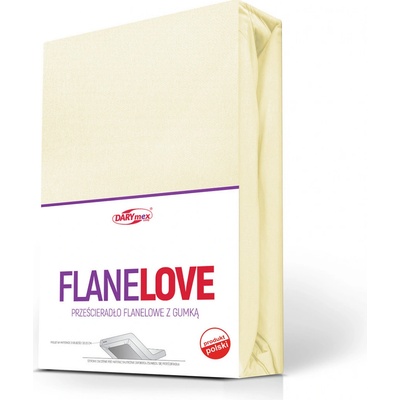 Darymex flanel prestieradlo béžové 160x200